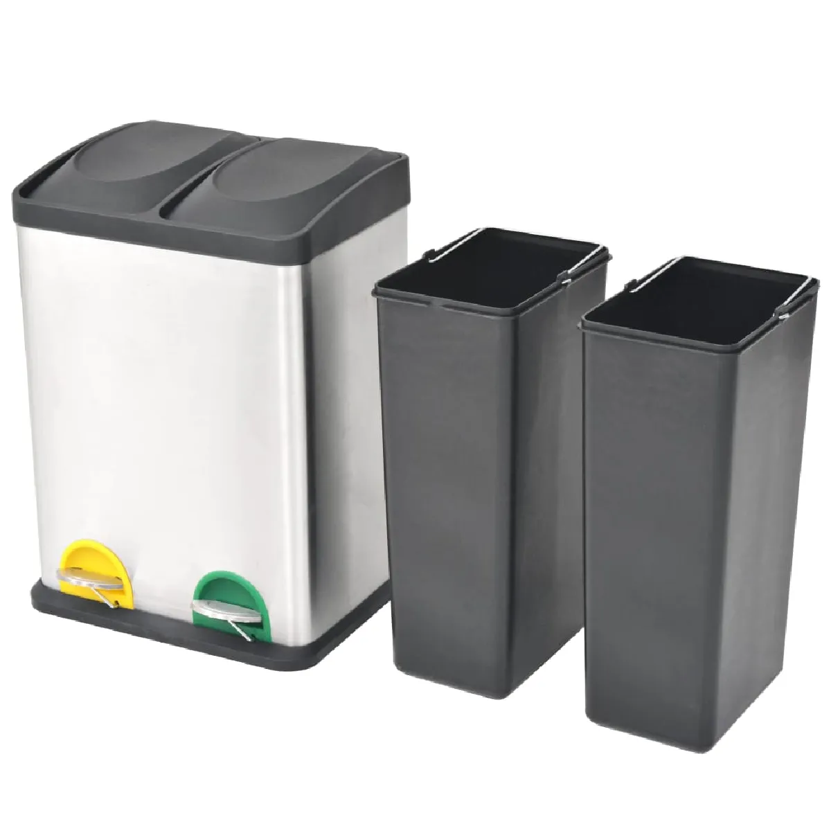 vidaXL Poubelle de recyclage - 36 L