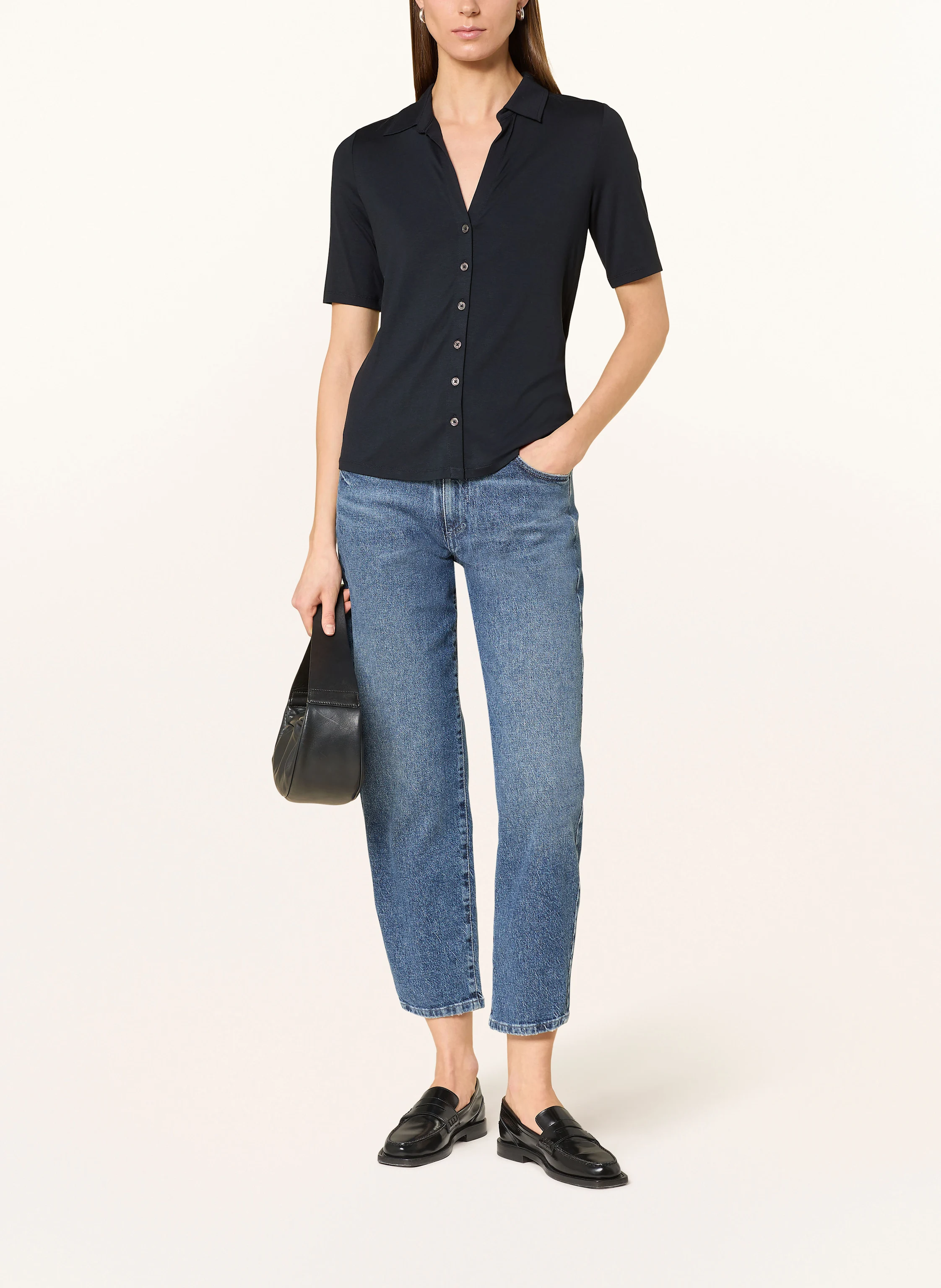 Marc O'Polo Hemdbluse aus Jersey