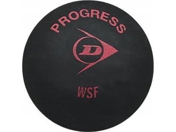Dunlop Squash balls 1 red dot DUNLOP PROGRESS 3 ball blister