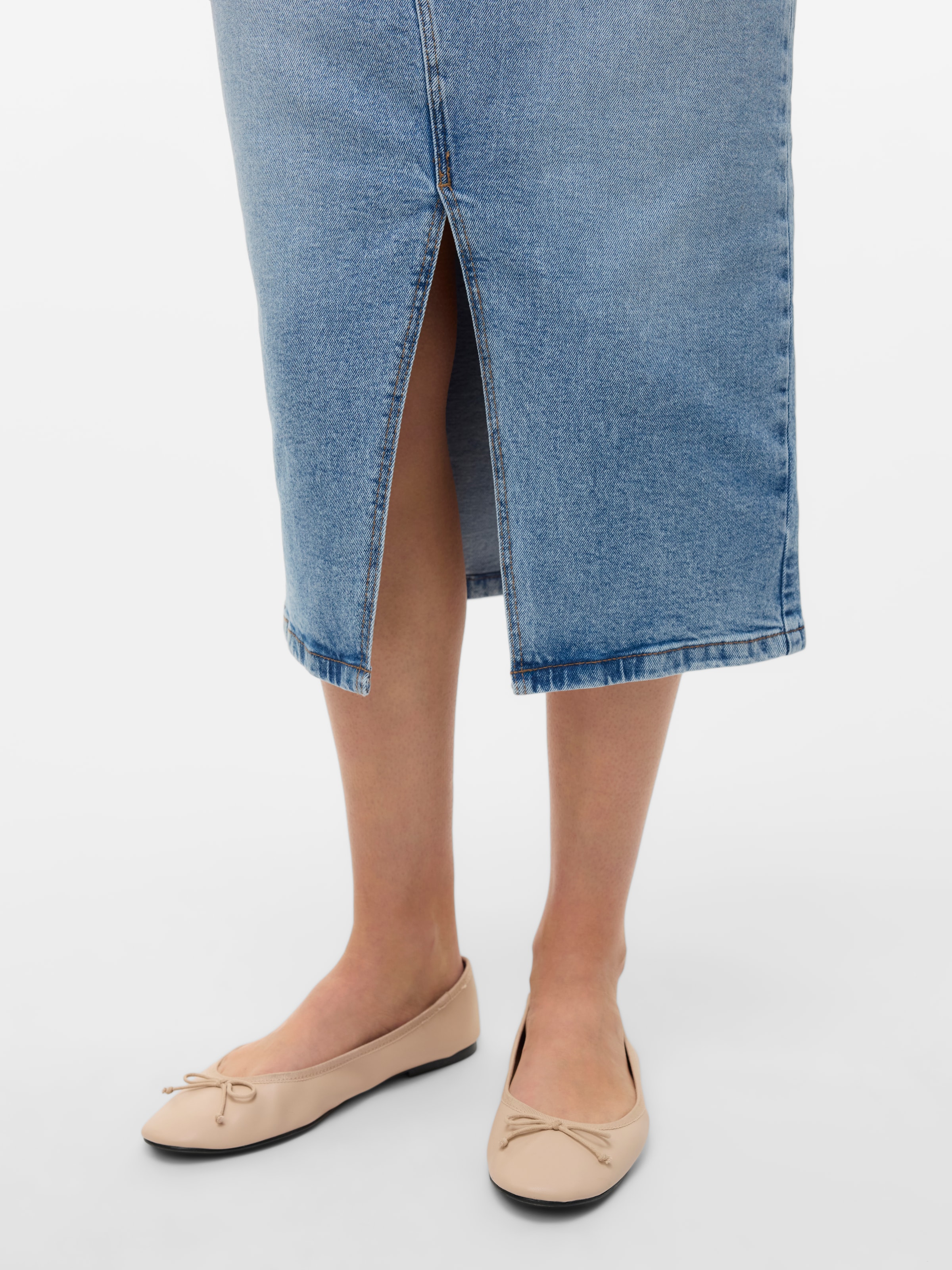 Vero Moda Jeansrock »VMNATALIE HR MIDI DNM SKIRT MIX NOOS«