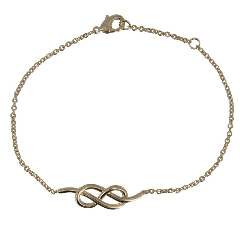 Bracelet Plaqué Or Noeud Marin