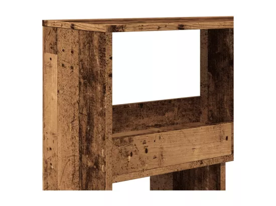 Cloison de séparation chêne marron bois d'ingénierie