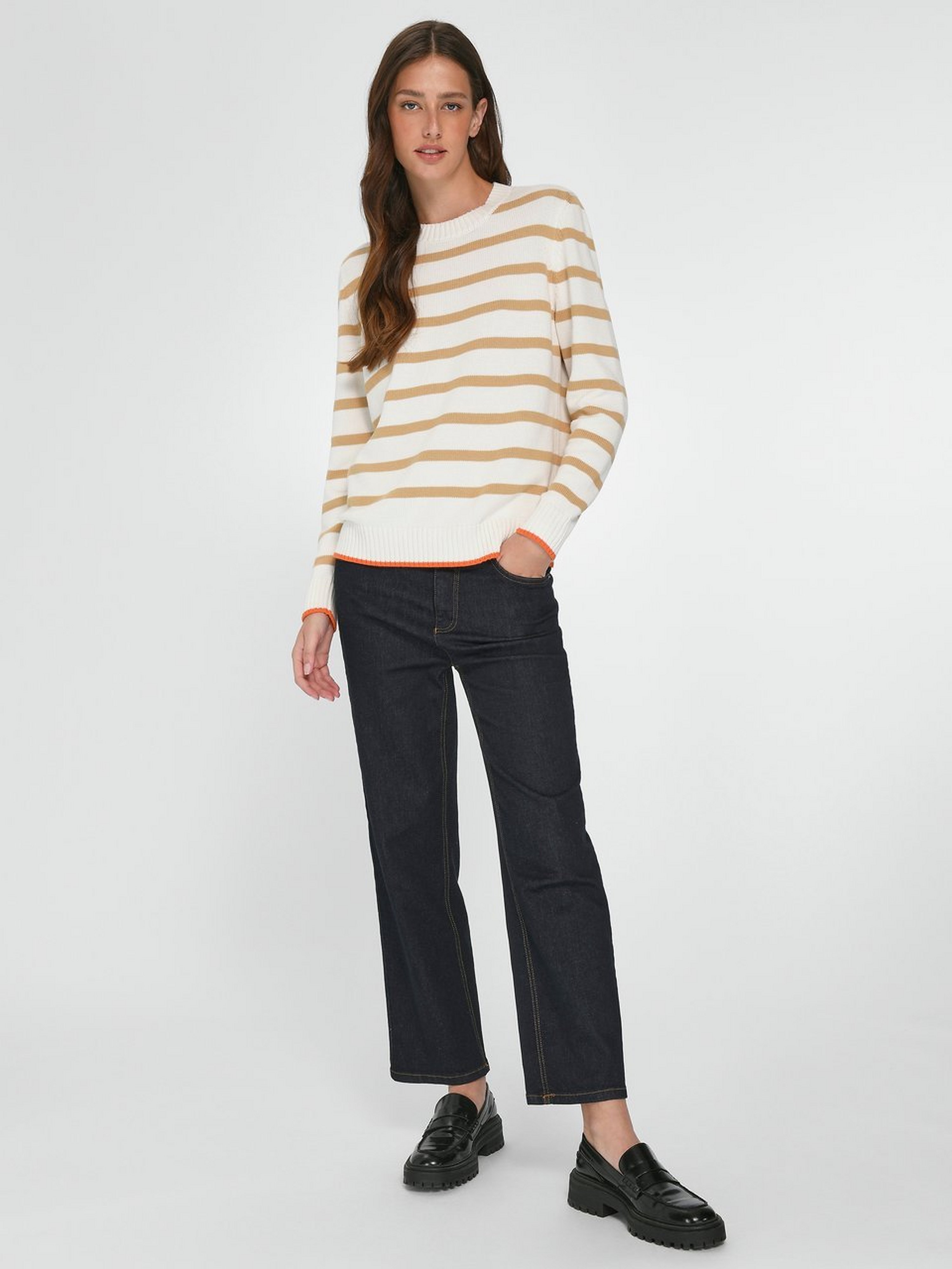 Knöchellange Jeans Straight Fit