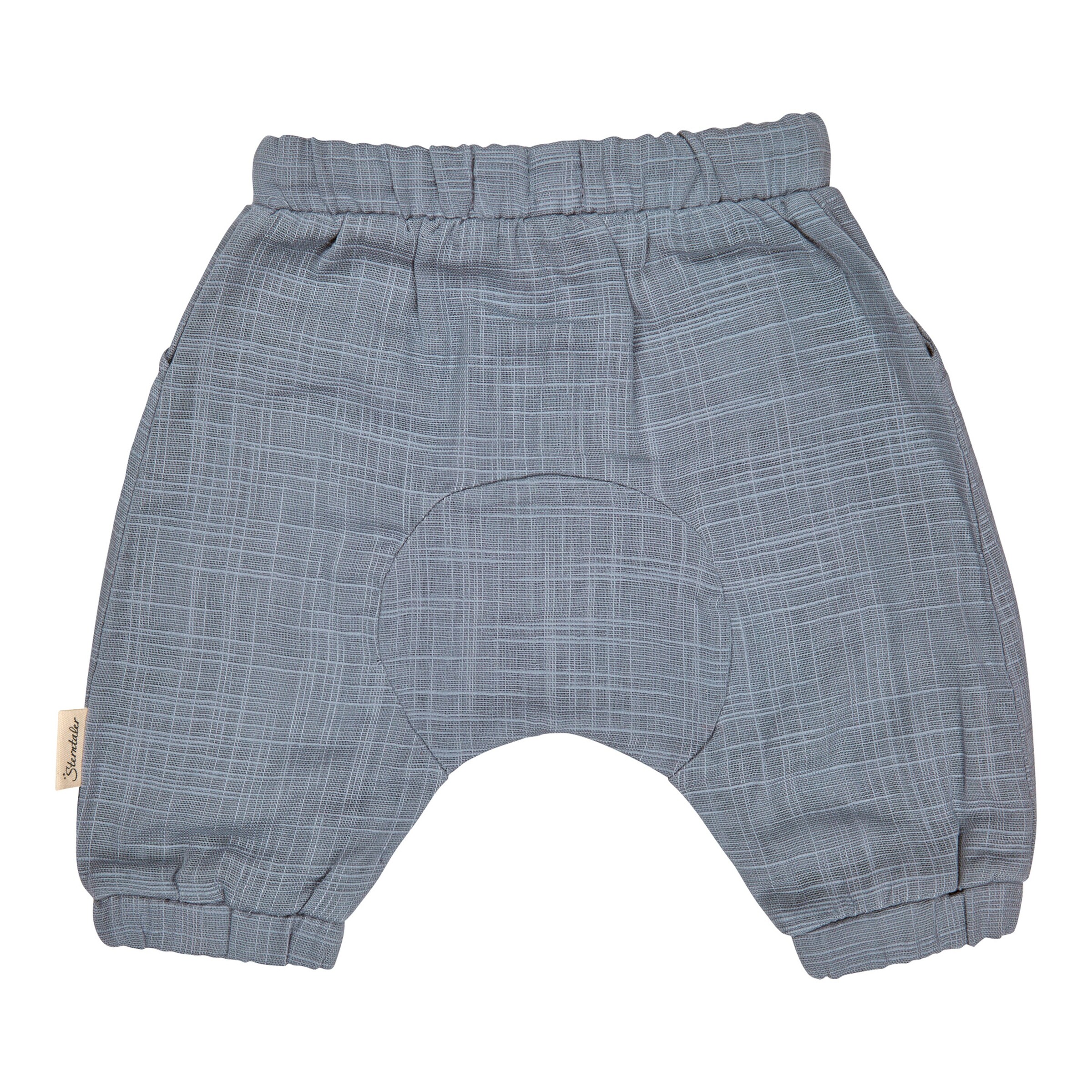 Sterntaler Jogginghose Leinenoptik blau