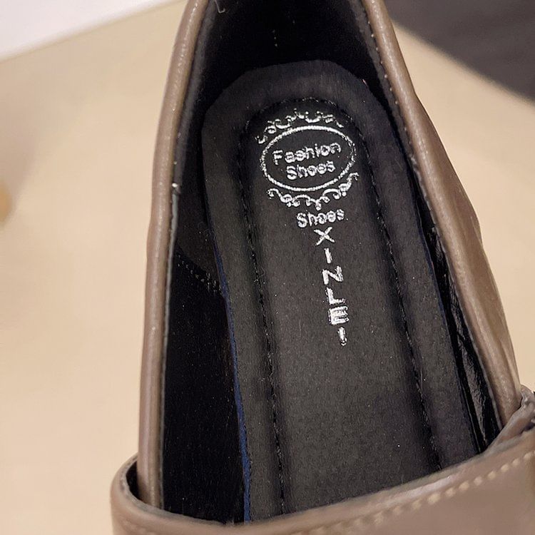 Gordong - Mary Jane Flats met vierkante neus
