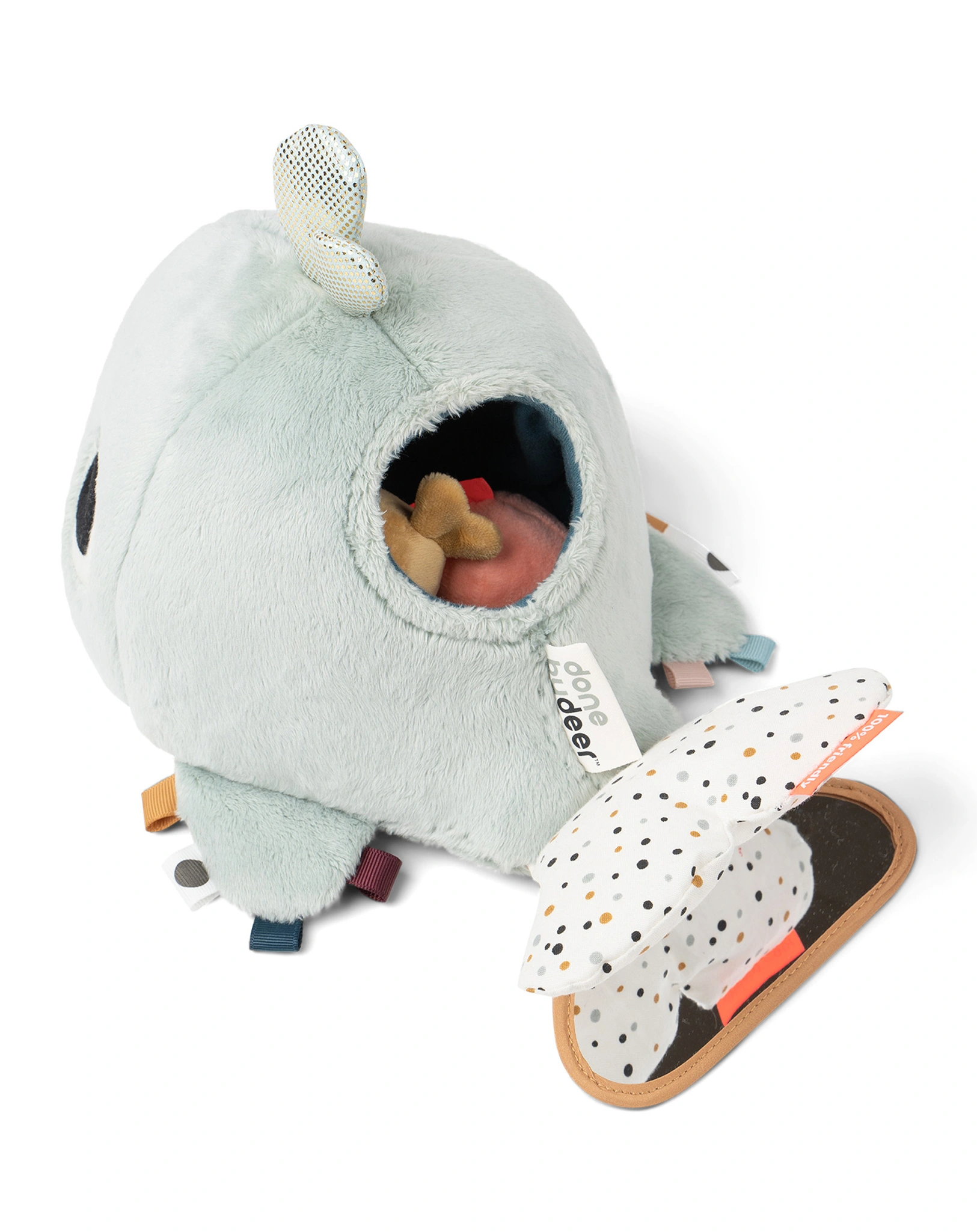 Kuscheltier-Set HIDE&SEEK - WALLY (28cm) 4-teilig in blau