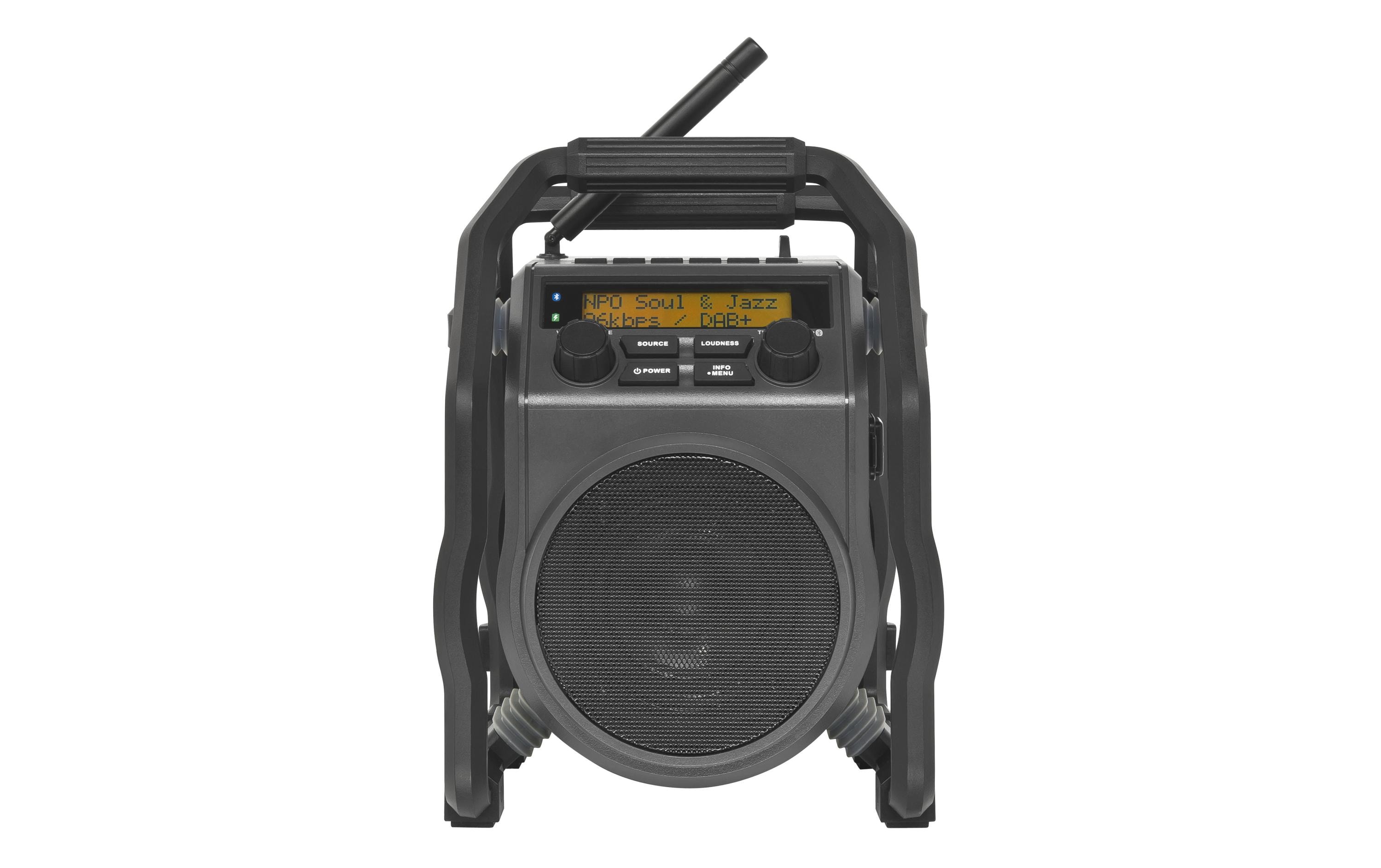 DAB+ Radio UBOX 400R Schwarz<br>Robustes DAB+-Radio mit Bluetooth