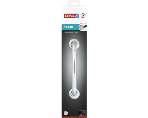 tesa handgreep Draad 365 mm chroom
