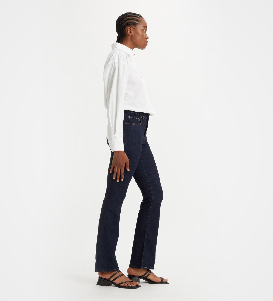 Calça jeans Levi's 725 Bootcut azul marinho