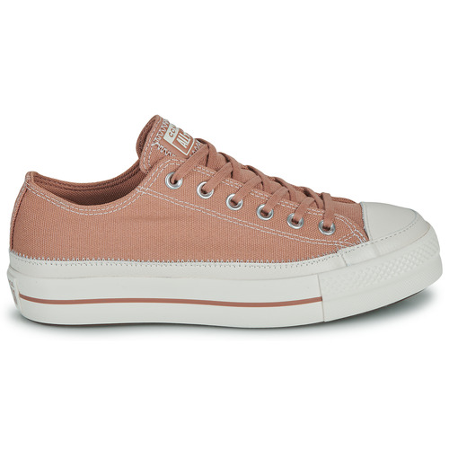 Converse - CHUCK TAYLOR ALL STAR LIFT PLATFORM MIXED MATERIAL - Vieux Rose