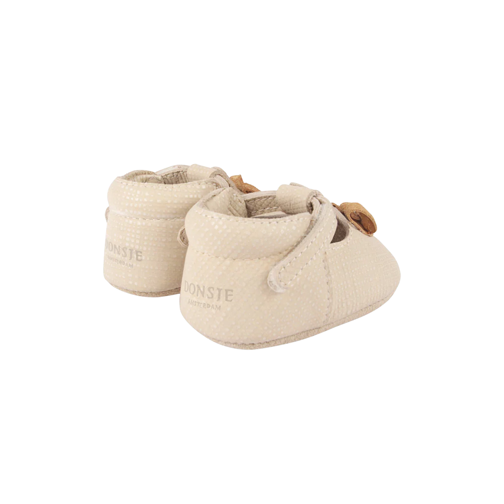 Nanoe Shoes | Banana | Cream Scored Leather