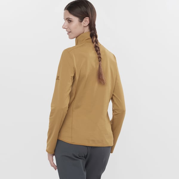 Sweat polaire randonnée SALOMON OUTRACK HZ MID W CUMIN