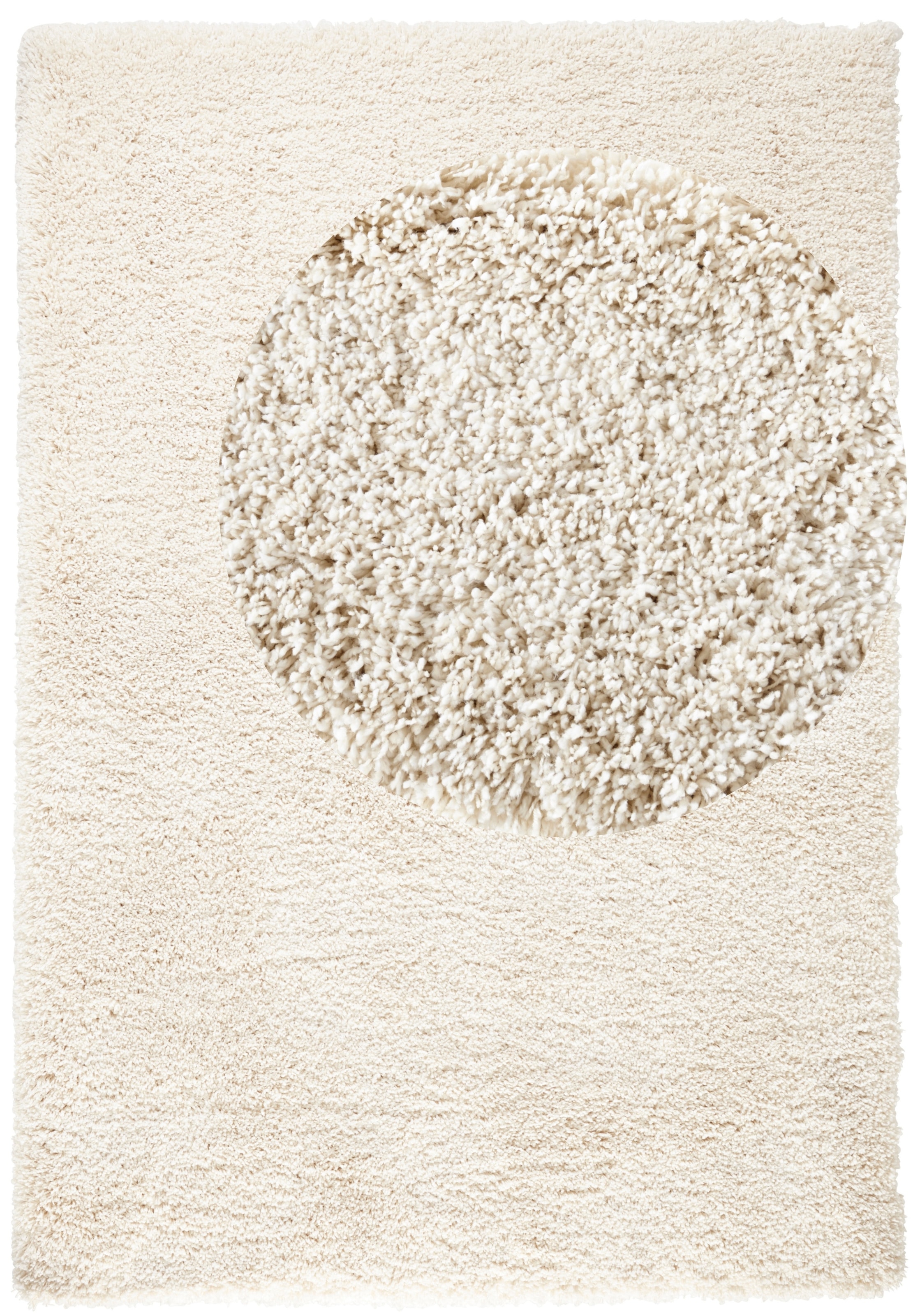 HANSE Home Hochflor-Teppich »Venice« rechteckig 45 mm Höhe meliert, Shaggy, dichter Flor, Uni, robust, Langflor, Wohnzimmer