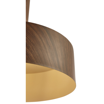 vtwonen hanglamp Woody bruin Ø27cm
