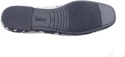 Gabor beige/snake 74.140.47 - maat 8.5 ballerina beige/snake - maat 8.5 Calandschoen