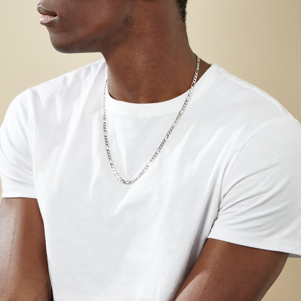 Collier Vivian Argent Blanc