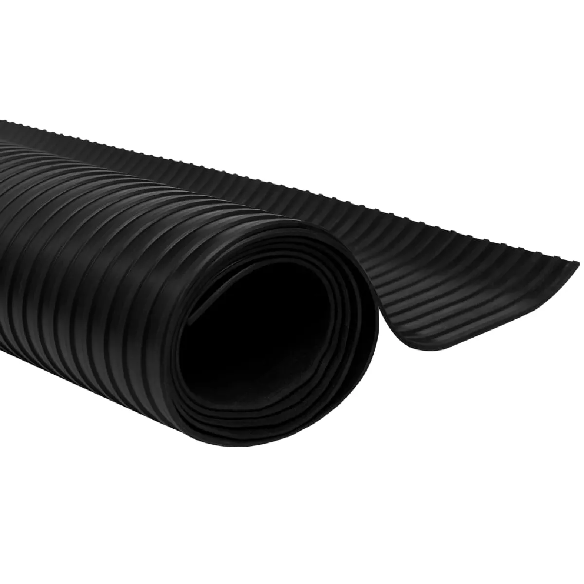vidaXL Tapis antidérapant 2x1m - Caoutchouc à nervure