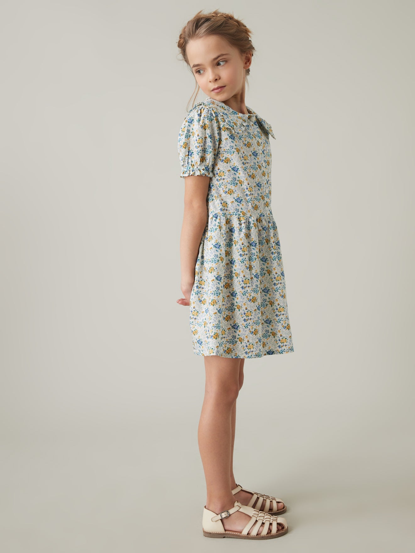 Robe Fille en tissu Liberty