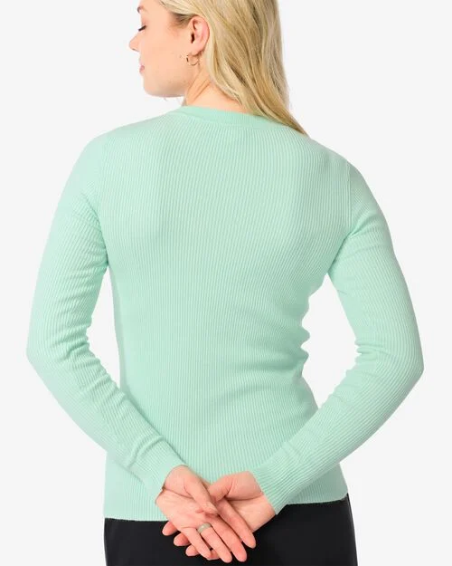 haut femme Louisa côtelé vert
