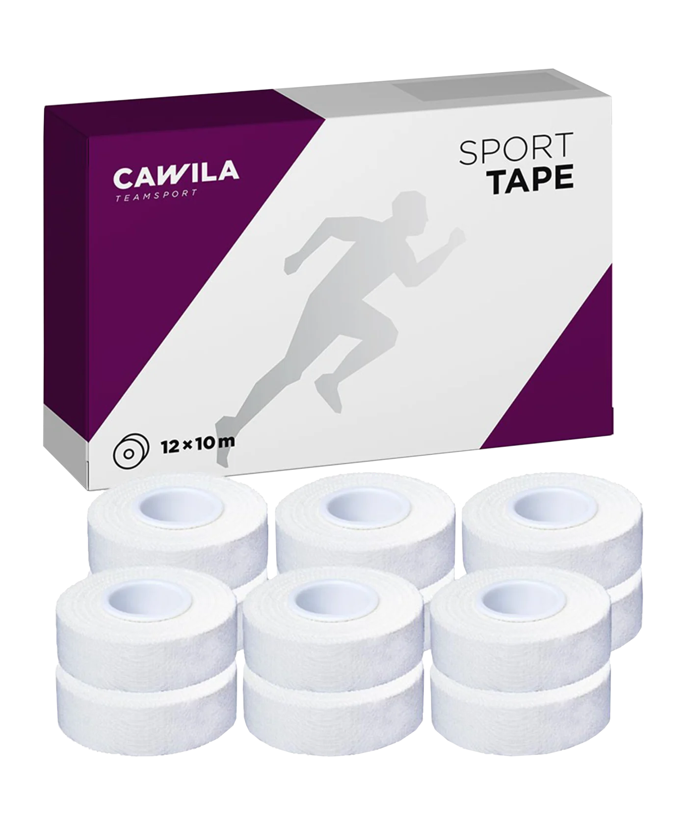 Cawila Sporttape PREMIUM 2,0cm x10m 12er Set Weiss