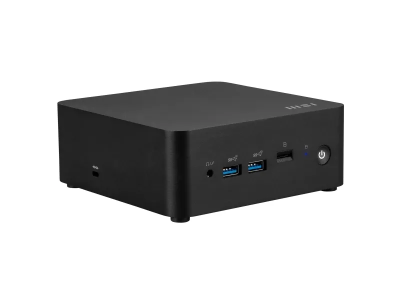 MSI Cubi NUC 1MG 001EU - Mini PC Core 7 150U / op til 5.4 GHz - RAM 16 GB - SSD 1 TB - NVMe - Intel Graphics - IEEE 802.11ax (Wi-Fi 6E), Bluetooth 5.3, Gigabit Ethernet, 2.5 Gigabit Ethernet - Win 11 Pro - skærm: ingen - sort
