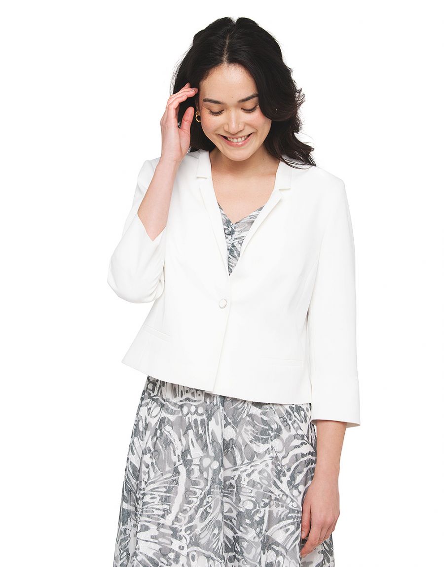 Veste habillée écrue