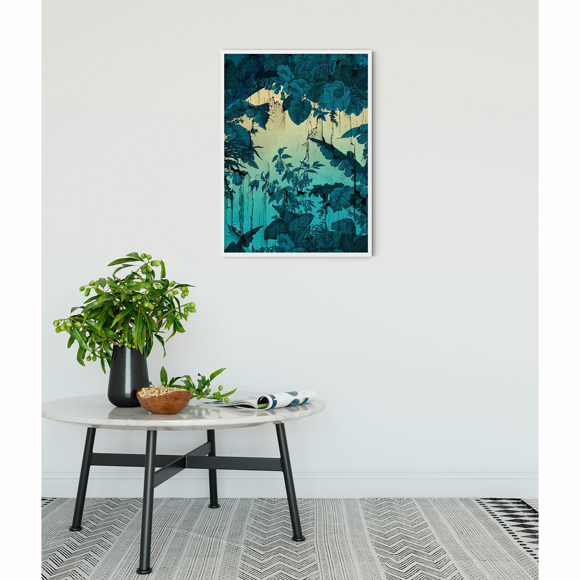 Wandbild MUR EN RUINE - bunt - 50x70 cm