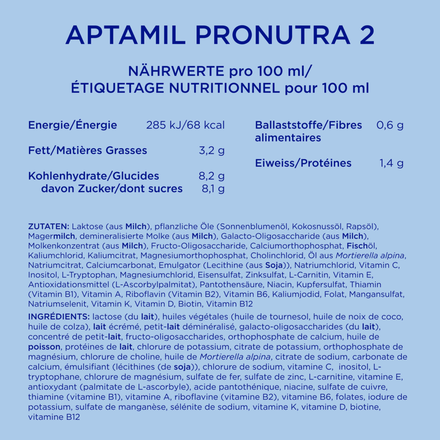 Aptamil Pronutra 2 Maxi Format Folgemilch 6+ Monate