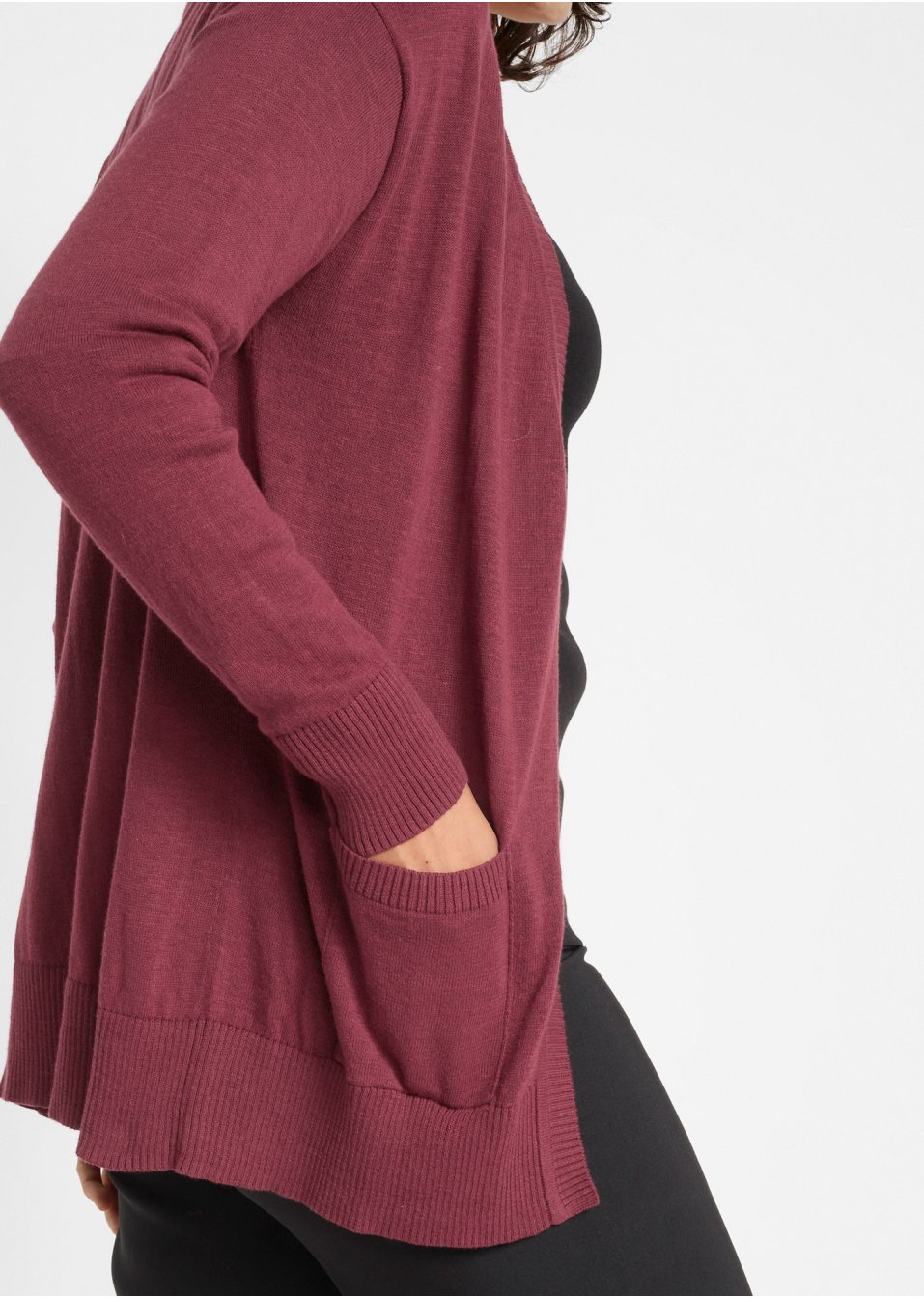 Gilet en maille avec poches