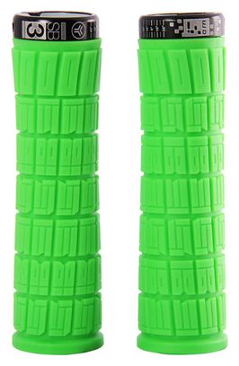 Poignées Lock-On SB3 Flowy AM Vert Fluo/Noir