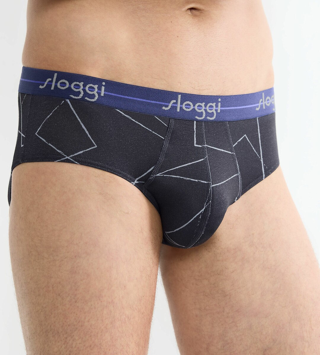 SLOGGI<br>Conjunto de 2 cuecas, 1 lisa + 1 estampada START