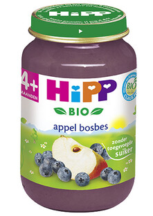 HiPP 4M  Babyhapje Appel Bosbes