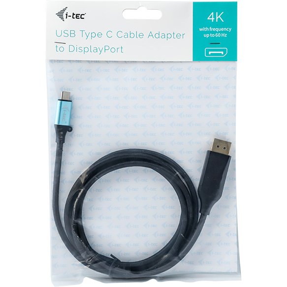 i-tec USB-C DisplayPort Cable Adapter 4K / 60 Hz 150cm
