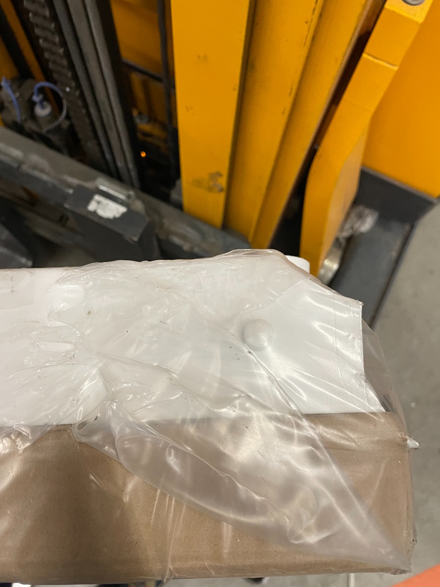 SCHADEMODEL: SaniGoods Rondo douchebak kwartrond 100x100x15cm