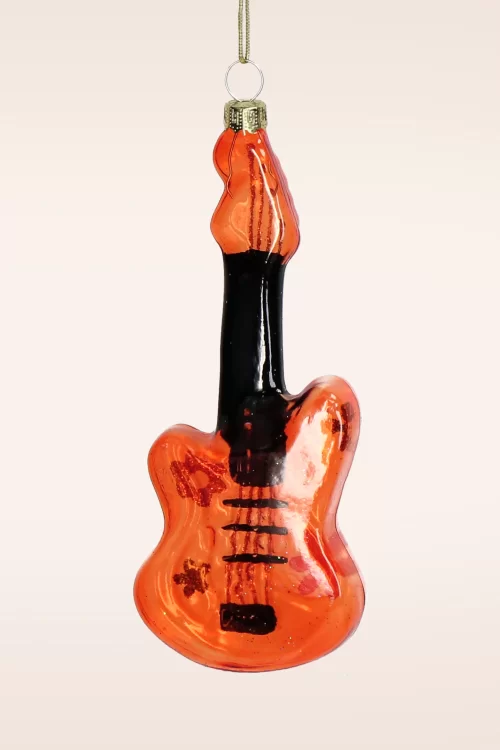 HD Collection Retro Guitar kerst ornament