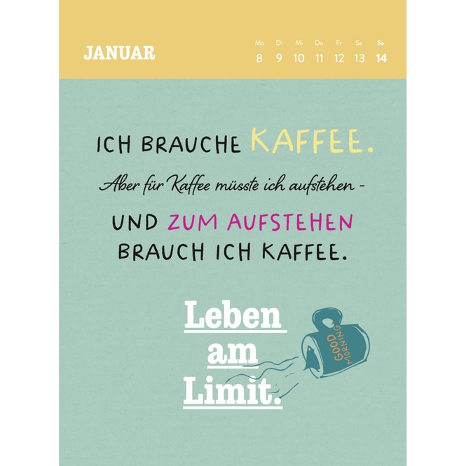 Kalender - Ja, ich kann... es auch einfach bleiben lassen - 2024
