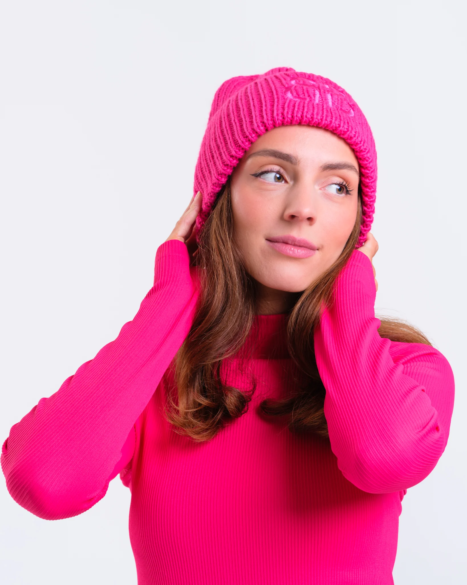 Bumpro BP Chunky Hat Pink Rasberry - One Size