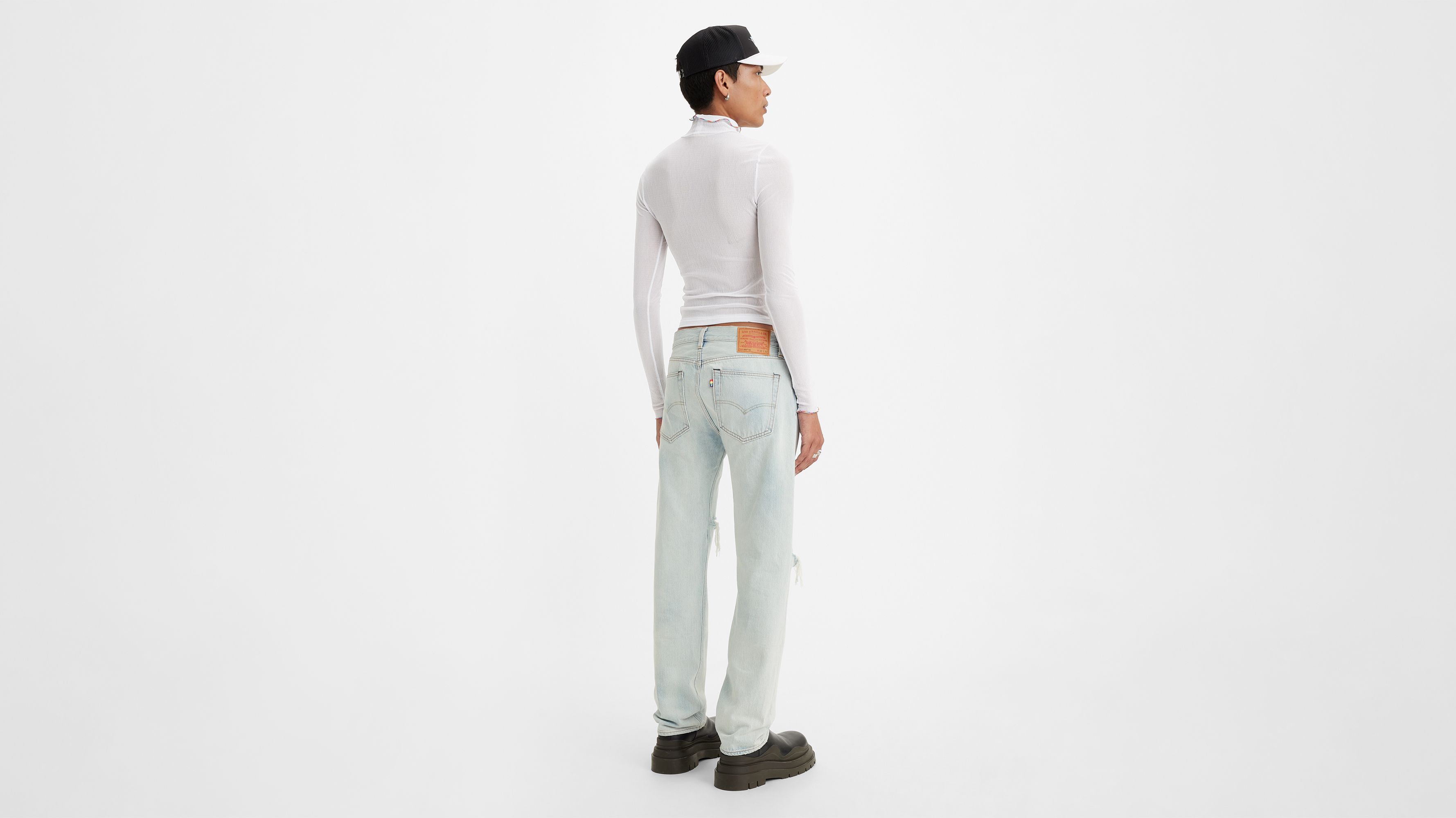 Jean 501® ’93 droit - Light Indigo Destructed - Bleu