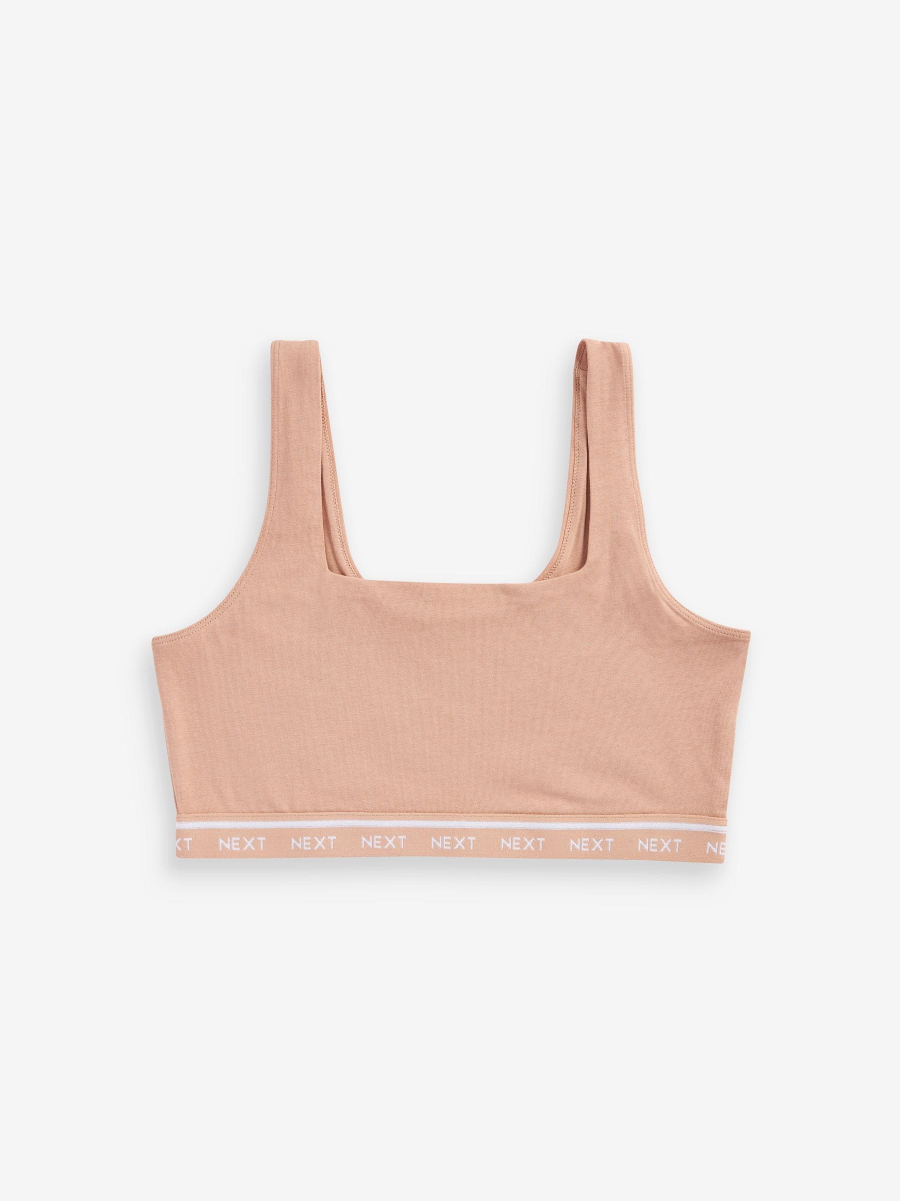 Zwart/crème/praline huidskleur - Gewatteerde cropped tops met ultiem comfort