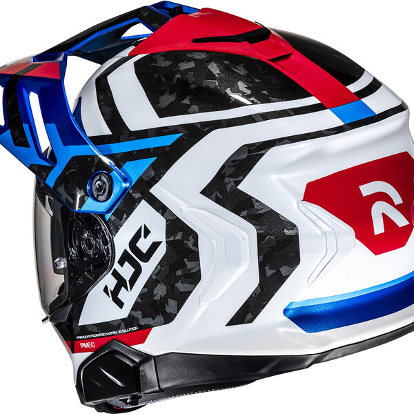 HJC - Casque RPHA 60 Dakar MC21 / Blanc / Noir / Bleu / Rouge