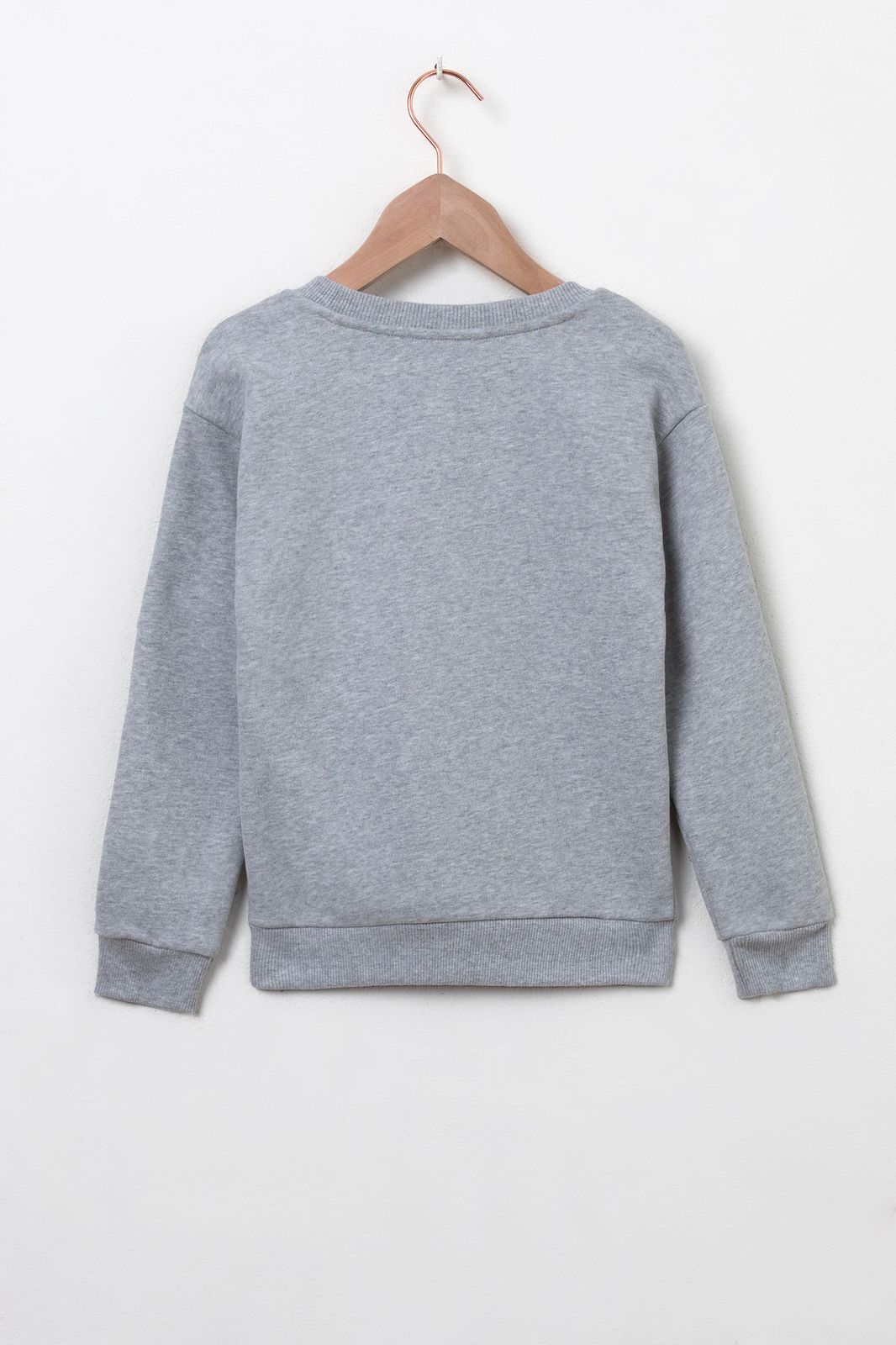 Grijze sweater met fiets