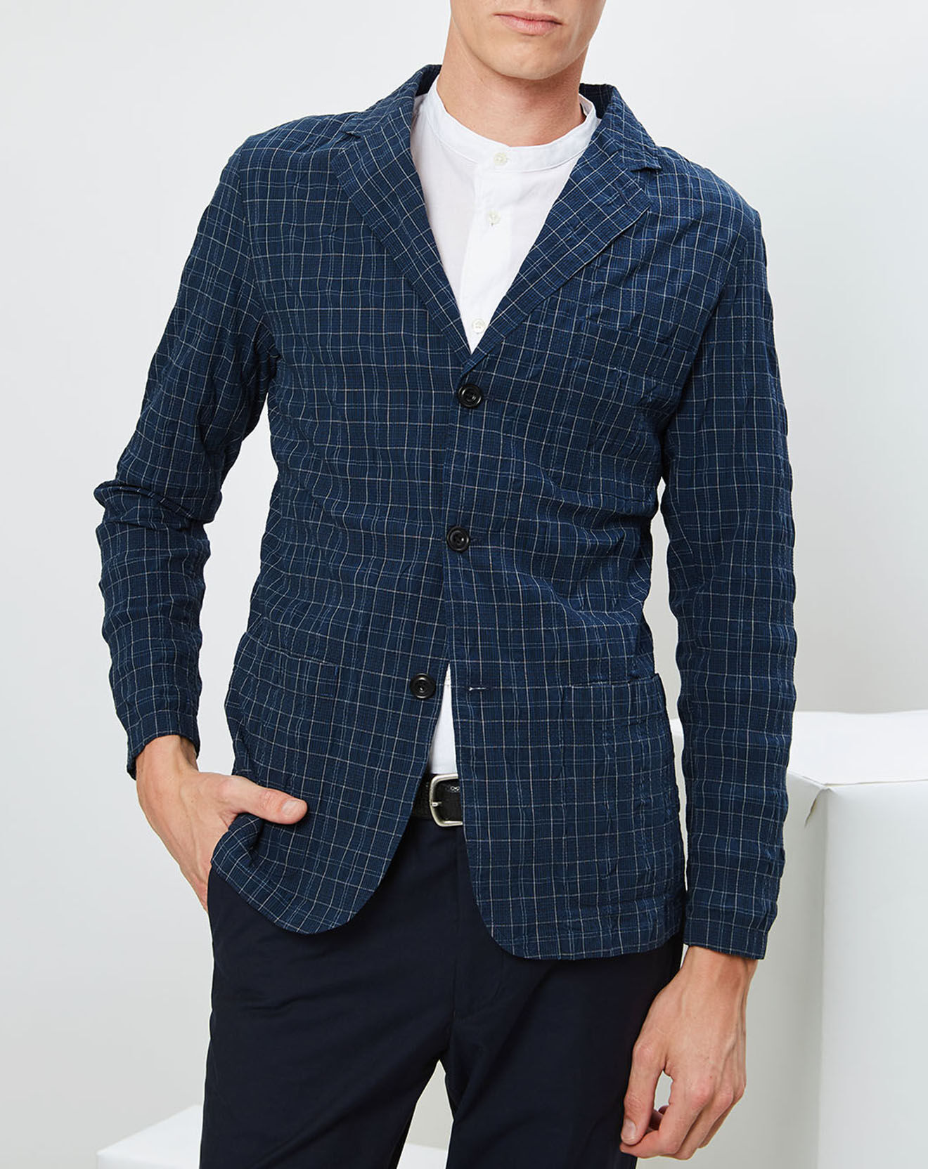 Hartford Veste Job indigo