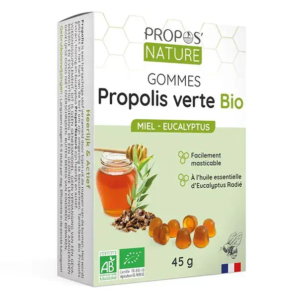 Propos' Nature Apitherapy Própolis Goma Mel Eucalipto Orgânico 45g