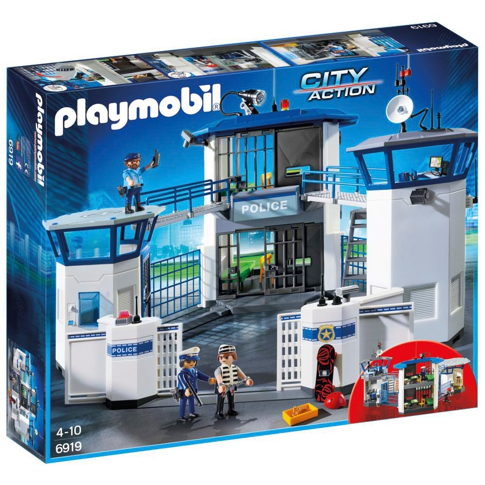 Playmobil 6919 Polizeihauptquartier mit Gefängnis