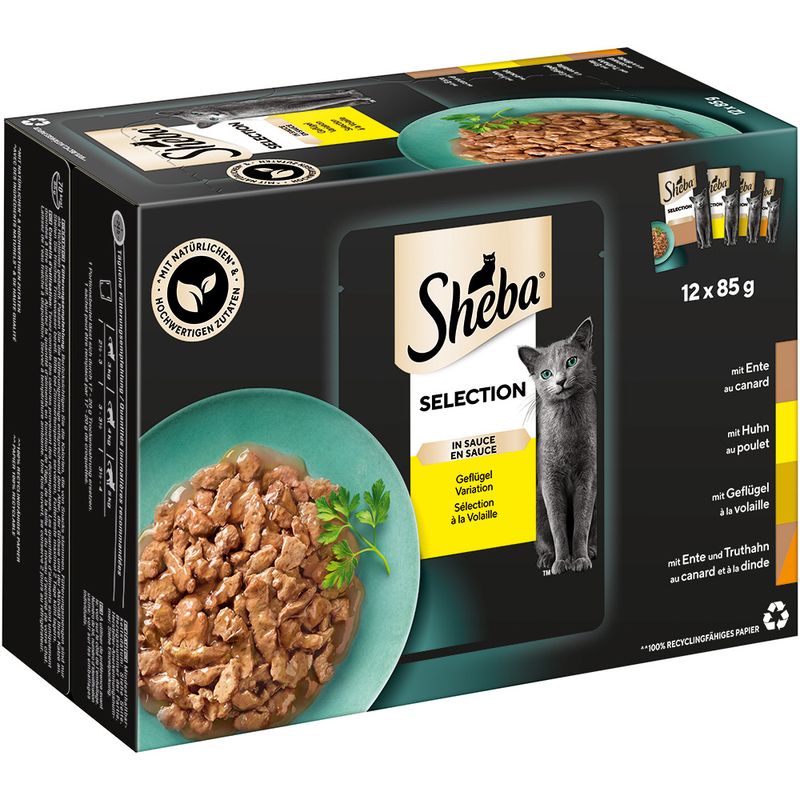 Lot mixte Sheba 96 x 85 g