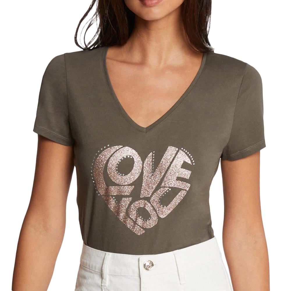 Morgan T-shirt Kaki Femme Morgan DCOOL