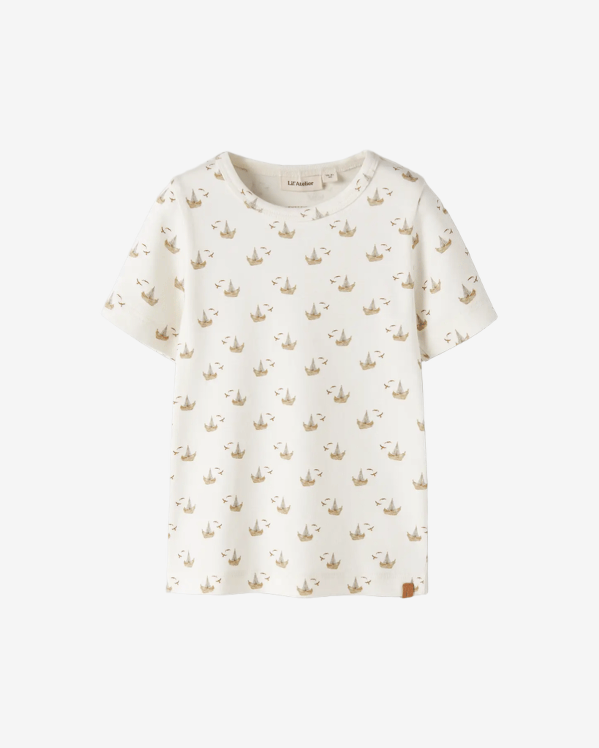 T-Skjorte Barn – Øko TENCEL | NMNGEO ANC SS SLIM TOP LIL