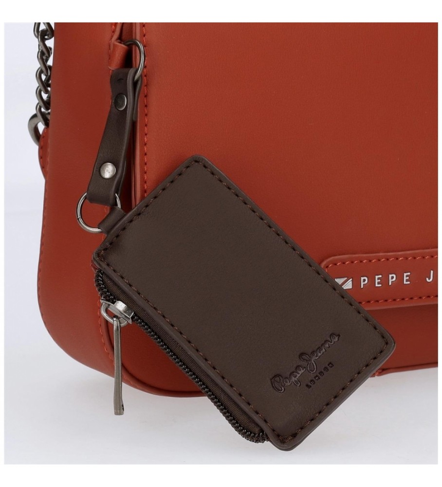 Mochila Pepe Jeans Pierre Caldera vermelha