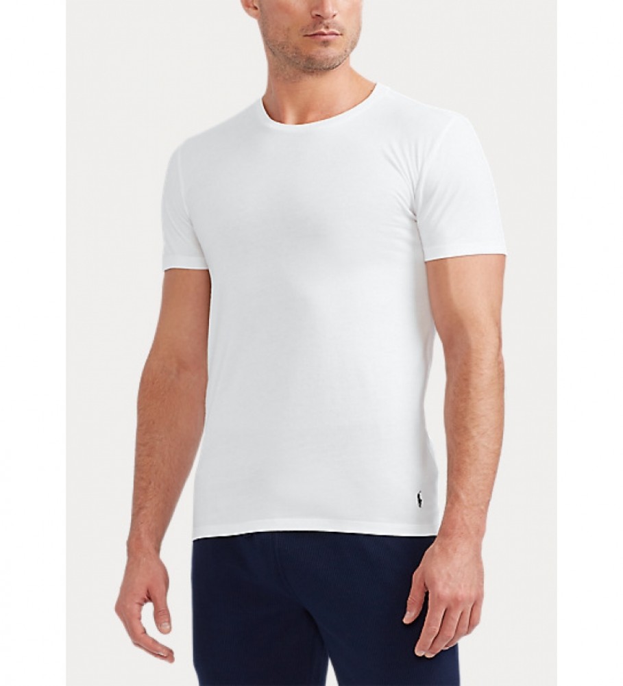 Conjunto de 3 camisetas regatas Ralph Lauren, brancas