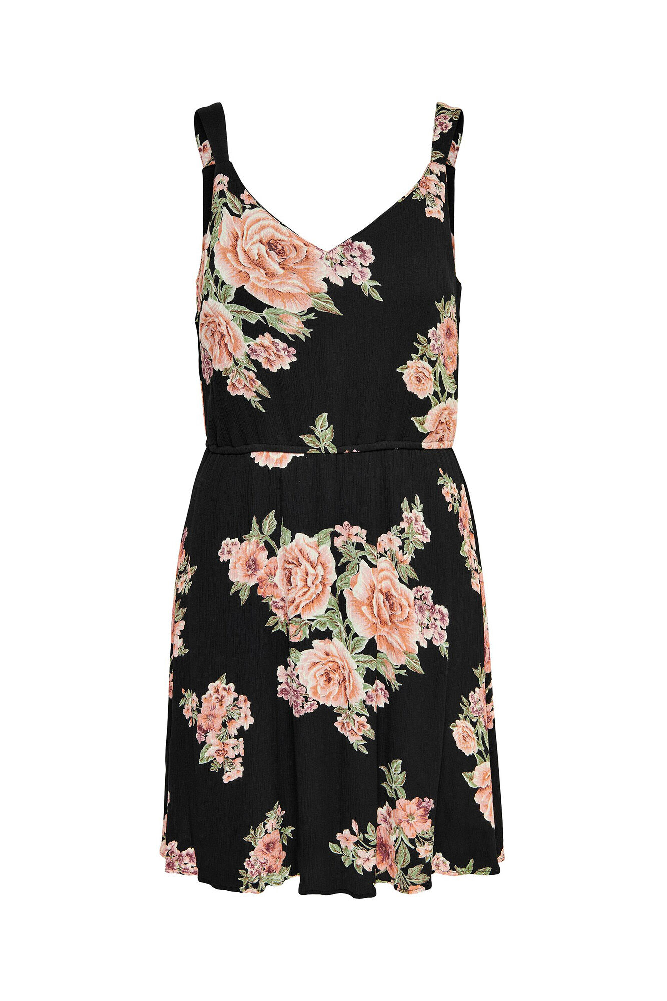 Vestido curto sem alças